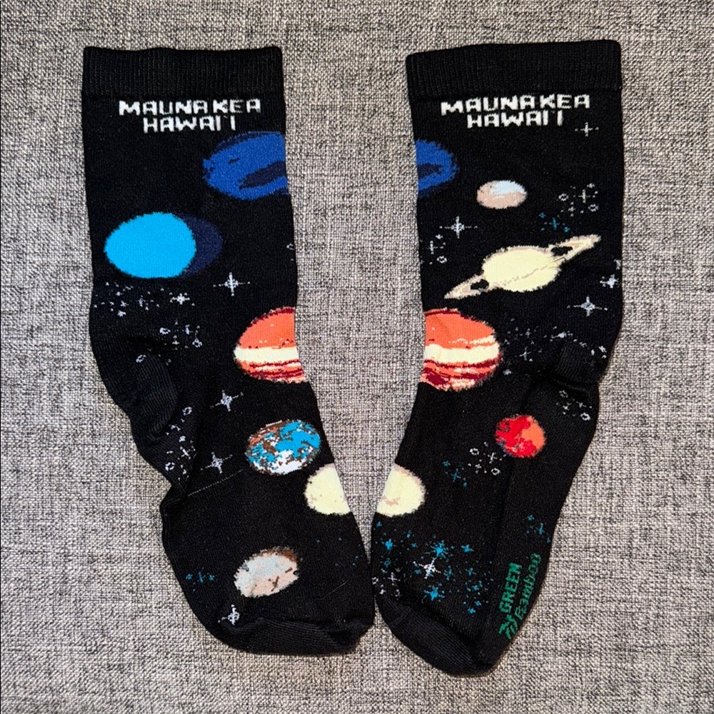Mauna Kea Hawaii Space Socks